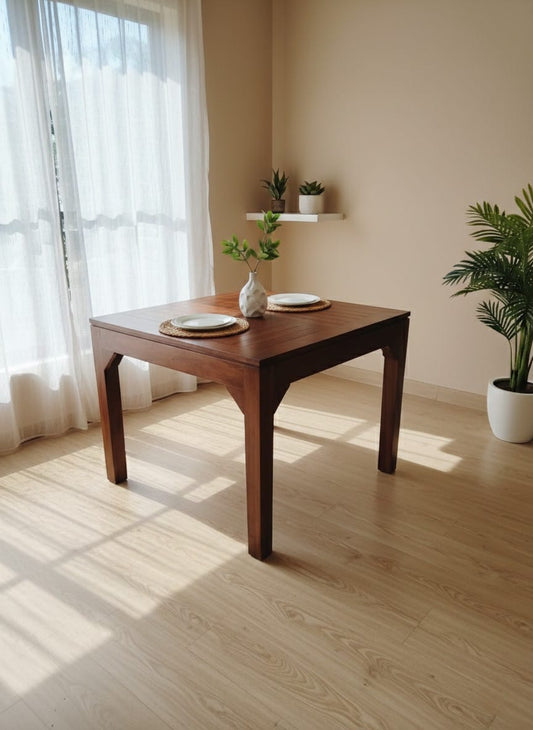 Teak Square Table
