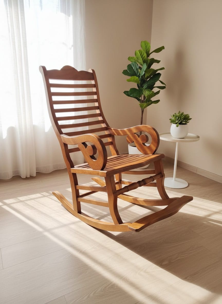 Teak Rocking Chair