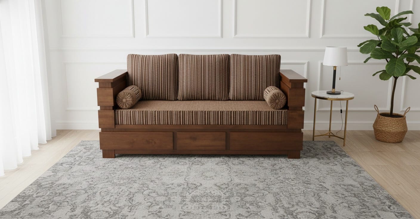 The Heritage Lounge Teak Sofa Set