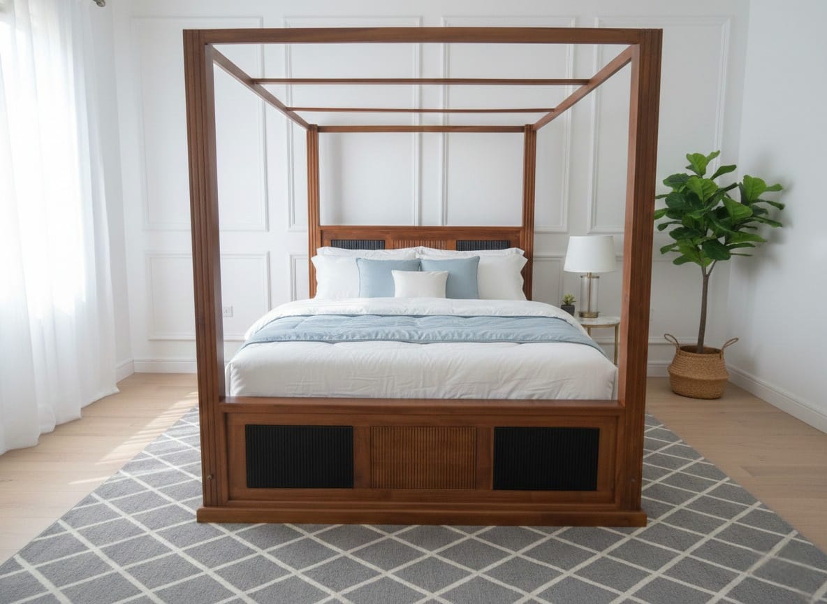 Teak Bed (6.5X6)