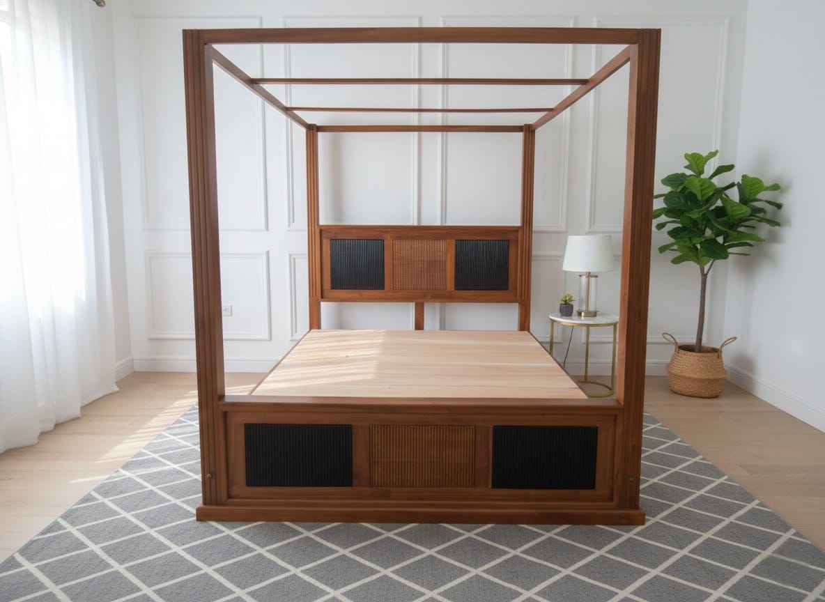Teak Bed (6.5X6)