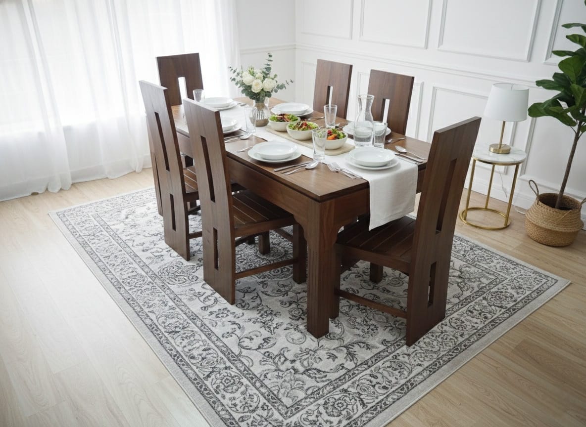 Dining Table with 6 chairs
